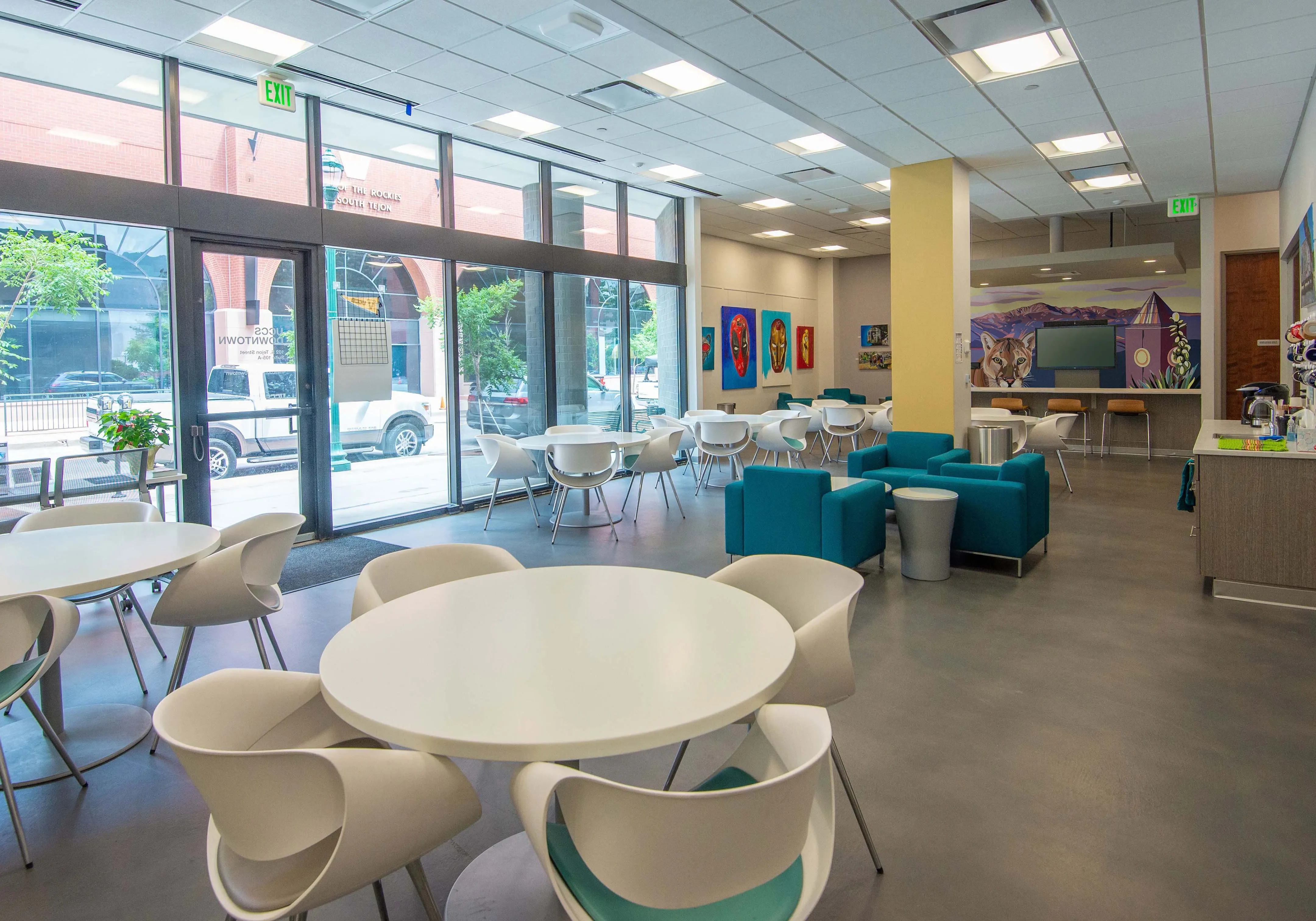 UCCS Downtown lounge area.